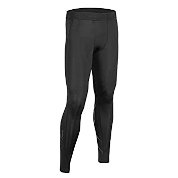 【中古】【輸入品・未使用】2XU ツータイムズユー MCSクロストレ コンプレッションタイツ ロゴベルト メンズ オールシーズン タイツ ブラック 黒 スポーツ ランニング ジョ