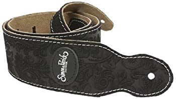 【中古】【輸入品・未使用】Godin Guitars 037124 Guitar Strap S & P Black Paisley Suede with Patch Logo [並行輸入品]