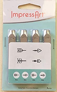 【中古】【輸入品・未使用】ImpressArt 矢印メタルスタンプパック