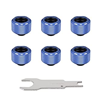 【中古】【輸入品・未使用】サーマルダークパシフィックブルーC-Pro G1 / 4 PETG 16mm ODコンプレッションフィッティング6パックCL-W210-CU00BU-B｜スカイマーケットプラス 24,375円