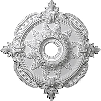 【中古】【インポート品・未当てはめる】Ekena Millwork 糎28befif Benson古典派音楽上昇限度Medallion、Firebrick