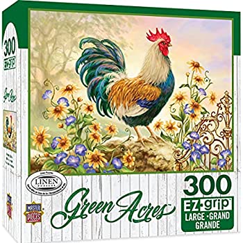 【中古】【輸入品・未使用】Green Acres Linen- Morning Glory Large 300 Piece EZ Grip Jigsaw Puxxle｜スカイマーケットプラス