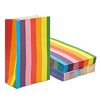 【中古】【輸入品・未使用】レインボーパーティーおやつバッグ 誕生日やベビーシャワーの記念品に (36パック)