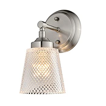 【中古】【輸入品・未使用】Varaluz ウエストポート バス洗面化粧台 アンティーク真鍮 1 Light シルバー 312B01BN 1 30,005円