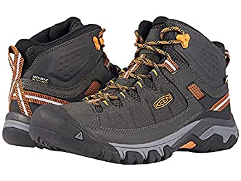 【中古】【輸入品・未使用】[キーン] メンズ 男性用 シューズ 靴 ブーツ ハイキングブーツ Targhee Exp Mid WP - Raven/Inca Gold 8.5 D - Medium [並行輸入品]