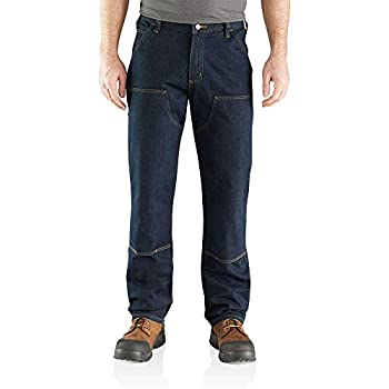 【中古】【インポート品・未当て嵌める】Carhartt Men\u0027s Rugged Flex Relaxed Double Front Jean%ｶﾝﾏ% Erie%ｶﾝﾏ% 40 x 34 その他-バッグ・小物・ブランド雑貨