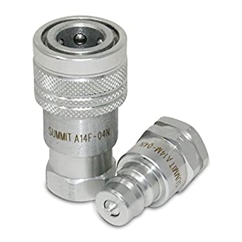【中古】【輸入品・未使用】1?/ 4?&Prime; NPT ISO 7241-a Quick Disconnect油圧Coupler Set｜スカイマーケットプラス