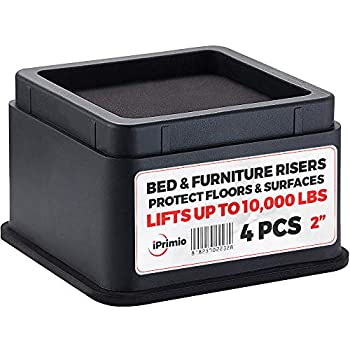 【中古】【輸入品・未使用】iPrimioベッドand家具Risers???Square ShapedエレベータUp To 2.5?%ﾀﾞﾌﾞﾙｸｫｰﾃ%???保護とサーフェス???耐久性ABSプラスチック床、アンチスリップ｜スカイマーケットプラス