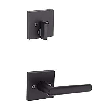 【中古】【輸入品・未使用】Kwikset 971MILSQT-514 ミラノインテリアトリム マットブラック|スカイマーケットプラス