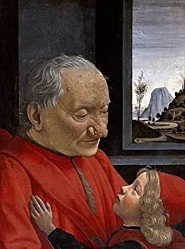 【中古】【輸入品・未使用】Poster Corp Domenico Ghirlandaio - 老人の肖像と彼の孫アートプリント（45.72 x 60.96 cm）