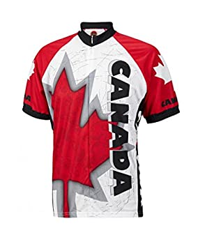 【中古】【輸入品・未使用】World Jerseys Canada Maple Leaf メンズ サイクリングジャージ｜スカイマーケットプラス