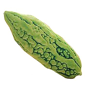 【中古】【輸入品・未使用】ZooooM 野菜 やさい 果物 くだもの フルーツ モチーフ デザイン クッション 枕 人形 プレゼント ぬいぐるみ まくら (ゴーヤ) ZM-CUSHION3703-GOY|スカイマーケットプラス