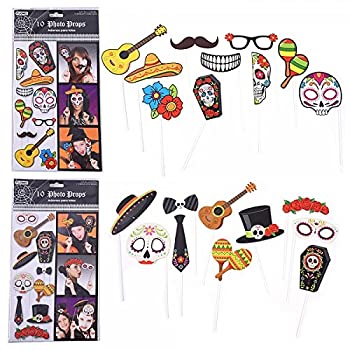 【中古】【輸入品・未使用】Dia De Los Muertos Day of the Dead自撮り写真小道具by FLOMO|スカイマーケットプラス