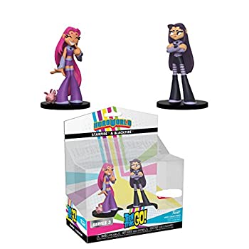 【中古】【輸入品・未使用】HeroWorld Teen Titans Go! Starfire & Blackfire ヒーローワールドティーンタイタンズGo！ スターファイア＆ブラックファイアアクションフィギ