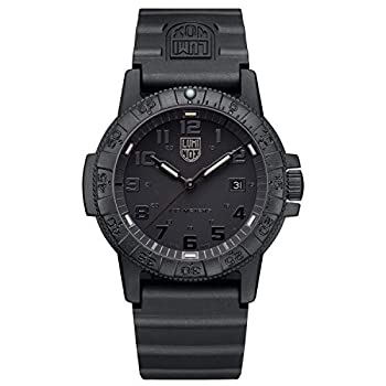 【中古】【インポート品・未当て嵌める】Luminox Men\u0027s Sea Turtle Giant XS0321BOL Black Silicone Quartz Fashion Watch