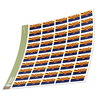 【中古】【輸入品・未使用】アリゾナ州 AZ 州旗 ステッカー デカール 1インチ 長方形 2枚 合計50枚 キッズロゴ スクラップブック 車 ビニール ウィンドウ バンパー ノートパ｜スカイマーケットプラス