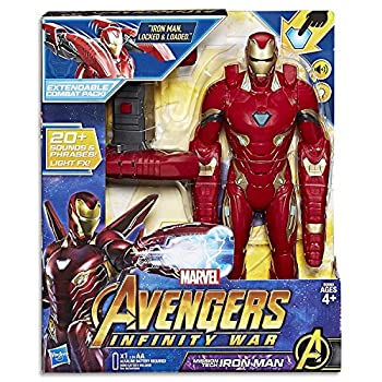 【中古】【輸入品・未使用】アベンジャーズ / インフィニティ・ウォー 14インチ トーキングフィギュア ミッション・テック アイアンマン / AVENGERS : INFINITY WAR 2018 MI