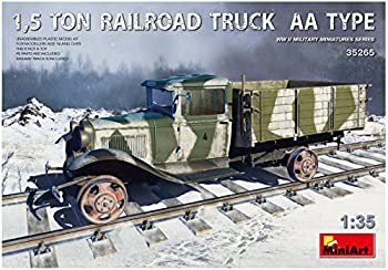 【中古】【輸入品・未使用】ミニアート 1/35 第二次世界大戦 1.5トンレールロードトラックAAタイプ プラモデル MA35265
