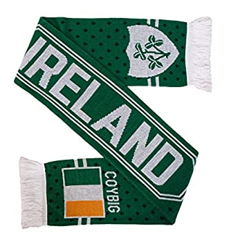 【中古】【輸入品・未使用】アイルランドサッカーラグビーニットスカーフ グリーン