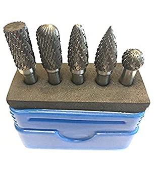 【中古】【輸入品・未使用】HHIP 3000-0005 5 Piece Double Cut Carbide Burr Set%ｶﾝﾏ% 1/4%ﾀﾞﾌﾞﾙｸｫｰﾃ% Shank