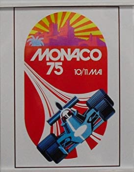 【中古】【輸入品・未使用】kk753モナコレーシングフォーミュラグラフィックF1ポスター21.5ｘ28ｃｍ [並行輸入品]