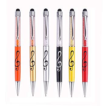 【中古】【インポート品・未当て嵌める】スタイラスペン 水晶電気容量式ボールペン 金剛石 書き込み式音符書き込み 全てのタッチスクリーンデバイス用 (1A)