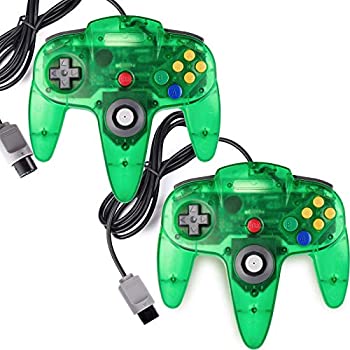 【中古】【輸入品・未使用】N64ゲーム用2パッククラシックコントローラ、miadore N64ビデオゲームシステムN64コンソール用レトロゲームパッドジョイスティックリモートジョ