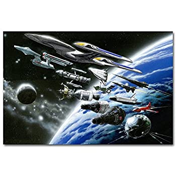 【中古】【輸入品・未使用】スター・トレック宇宙映画ゲームアートファブリック壁ポスター 24 x 36インチ [並行輸入品]