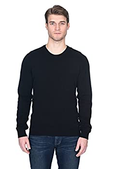 【中古】【インポート品・未当てはめる】State Fusio メンズ カシミヤ 羊毛 長袖 ティーシャツ クルーネックセーター プレミアムクオリティ