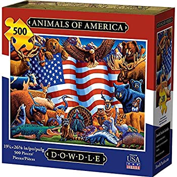 【中古】【輸入品・未使用】Dowdle ジグソーパズル - 動物 オブ アメリカ - 500ピース