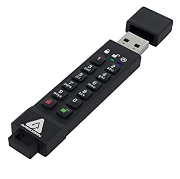 【中古】【インポート品・未当て嵌める】Apricorn Aegis Secure Key 3Z 128GB 256-bit AES XTS Hardware Encrypted FIPS 140-2 Level 3 Validated Secure USB 3.0 Flash Drive (ASK3Z-12