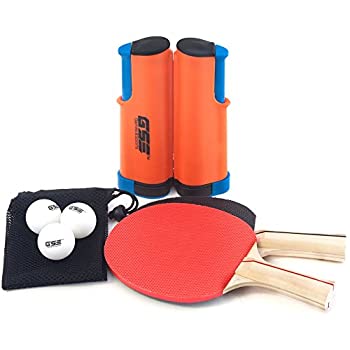 【中古】【輸入品・未使用】Retractable Anywhere Table Tennis Set with 2?Paddles & 3?Balls and aメッシュストレージバッグby GSE｜スカイマーケットプラス