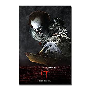 【中古】【輸入品・未使用】IT映画のポスターのスティーブンキングホラー2017フィルムアートシルクポスタープリント24 x 36インチ [並行輸入品]｜スカイマーケットプラス
