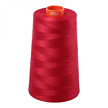 【中古】【輸入品・未使用】Aurifil 2250 Mako 50 Wt 綿100% 糸 6%ｶﾝﾏ%452ヤード コーンレッド
