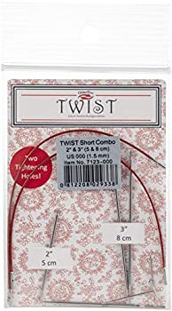 【中古】【インポート品・未当て嵌める】ChiaoGoo TWIST ショートコンボパック US-000 (1.50粍)
