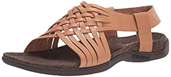 【中古】【インポート品・未当て嵌める】Merrell Women\u0027s District Mahana Backstrap Sling Back Sandals%ｶﾝﾏ% Brown (Natural Tan)%ｶﾝﾏ% 5 UK (38 EU)