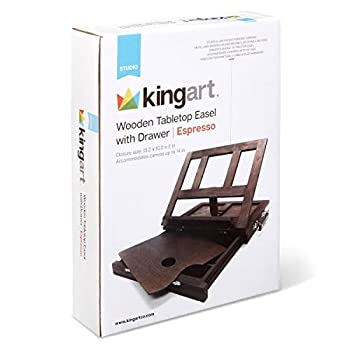 【中古】【輸入品・未使用】KINGART 704 Wooden Tabletop Easel W/Drawer%ｶﾝﾏ% One Size%ｶﾝﾏ% Espresso