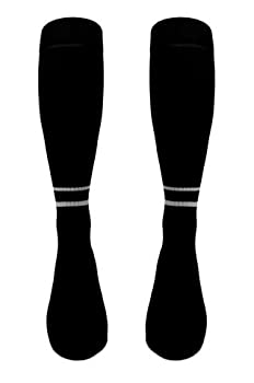 【中古】【インポート品・未当てはめる】Total Soccer Factory プロサッカーレフリーソックス (2と3縞模様靴下) S