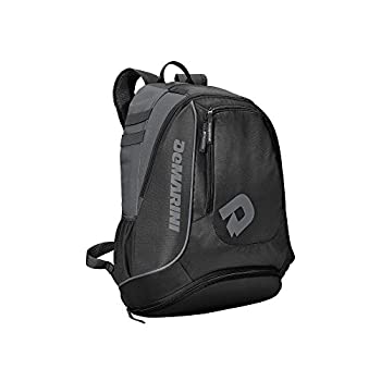 【中古】【インポート品・未当て嵌める】DeMARINI(ディマリニ) ベイスボール 御徒面子 歯車 御徒面子(野球バット2本入れ) 弱める うしろ側容器に並べる 黒いこと WTD9411BL