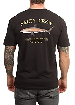 【中古】【インポート品・未当て嵌める】Salty Crew Bruce半袖ティーシャツ黒いことMD
