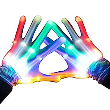 【中古】【インポート品・未当て嵌める】Gifts for Teen Girls%ｶﾝﾏ% TOPTOY Flashing LED Gloves Gift Ideas for Teen Boys Girls Autism Cool Toys for 3-12 Years Old Boys Girls TTUS