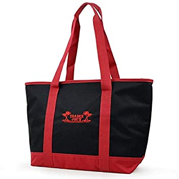 【中古】【輸入品・未使用】TRADER JOE'S トレーダージョーズ 保冷保温トートバッグ ブラック&レッド [並行輸入品]｜スカイマーケットプラス 10,800円