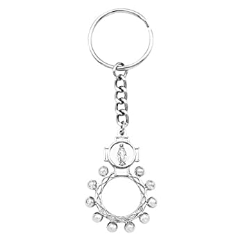 【中古】【輸入品・未使用】Rosemarie Collections レディース 宗教ギフト 奇跡のメダルロザリオキーチェーン