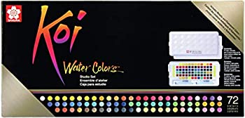 18314円 93％以上節約 18314円 品質は非常に良い Koi Water ColorsスタジオスケッチボックスW 2ブラシ - 72色アソートカラー