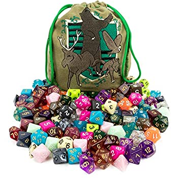 【中古】【輸入品・未使用】Wiz Dice Bag of Tricks: Collection of 140 Polyhedral Dice in 20 Guaranteed Complete Sets for Tabletop Role-playing Games - Neons%ｶﾝﾏ% T