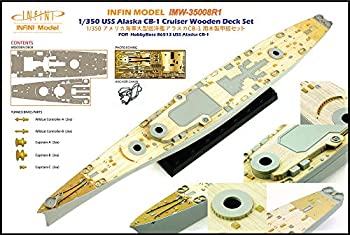 【中古】【輸入品・未使用】インフィニモデル 1/350 IMWシリーズ アメリカ海軍 大型巡洋艦 アラスカ CB-1用 木製甲板セット HB社用 プラモデル用パーツ IMW3508