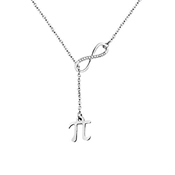 【中古】【輸入品・未使用】ギリシャ文字 パイサイン インフィニティ ラリアット ネックレス ブレスレット 新学期ギフト