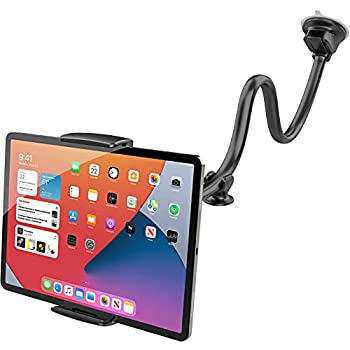 【中古】【輸入品・未使用】タブレットカーマウントホルダー [13インチグースネックエクステンション] ロングアーム吸盤マウント 7-11インチタブレット用 携帯電話ホルダー