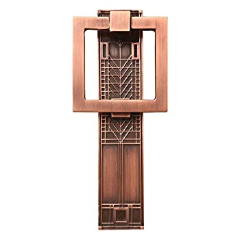 【中古】【輸入品・未使用】ARCHITECTURAL MAILBOXES Frank Lloyd Wright Tree of Life ドアノッカー - ソリッドブラスアクセント - 銅またはピューター仕上げ 3 in. x 7.5|スカイマーケットプラス