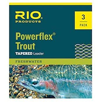 【中古】【輸入品・未使用】Rio Powerflex トラウトリーダー 9フィート 4X 6パック
